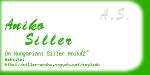 aniko siller business card